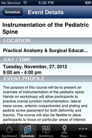 AANS-CNS Section on Pediatric 2012 screenshot 3