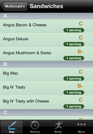 Good Food-Bad Food, food advisor & calorie tracker Screenshot 4