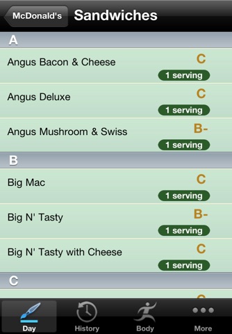 Good Food-Bad Food, food advisor & calorie tracker screenshot 4