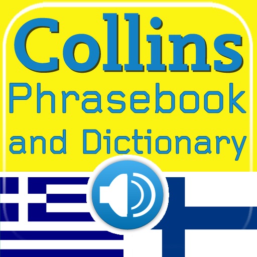 Collins Greek<->Finnish Phrasebook & Dictionary with Audio icon