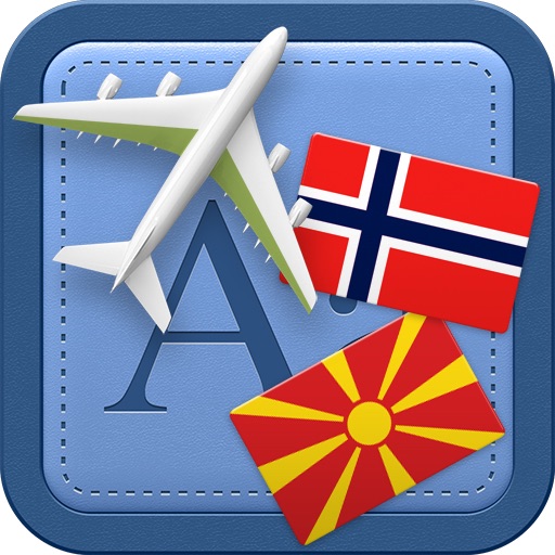 Traveller Dictionary and Phrasebook Norwegian - Macedonian icon