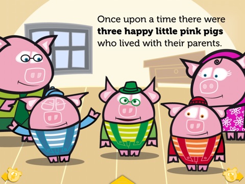 THE THREE LITTLE PIGS HD. ITBOOK STORY-TOY. screenshot 2