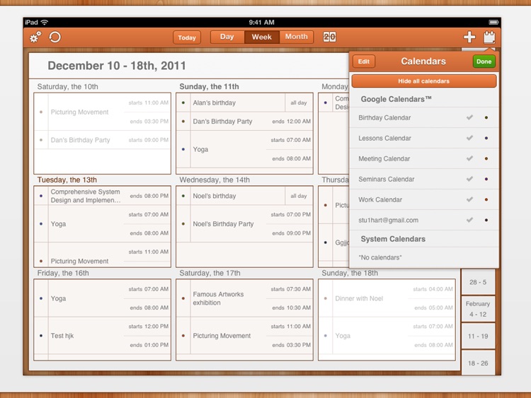 GoCal for Google Calendar™ HD screenshot-3