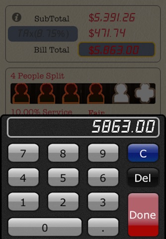 Tip Calculator® HD FREE screenshot 2