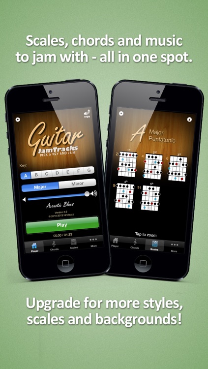 Guitar Jam Tracks: Acoustic Blues - Free Scales App