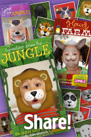 Mask Jumble Animals screenshot 3