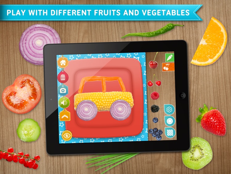 Cute Food - Creative Fun with Fruits and Vegetables, Healthy and Funny Meals for Kids screenshot-2
