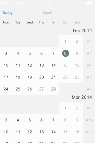 Bracket Free Time Calendar Agenda from taps+apps screenshot 4