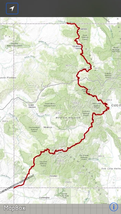 Colorado Backcountry Discovery Route Map