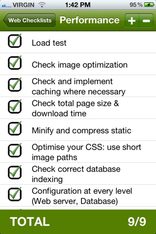 Web Design Checklists screenshot 2