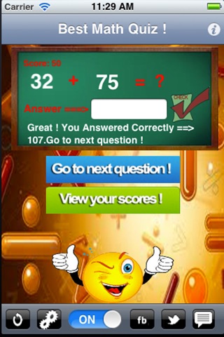 Best Math Quiz - Super Addictive FREE Math Game (Addition) screenshot 4