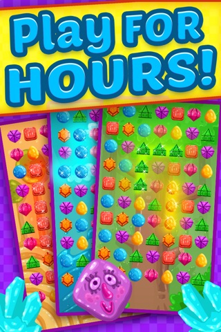 Jewel Games Candy Edition - Play Cute Match 3 Blitz Game For Kids HD FREE screenshot 2