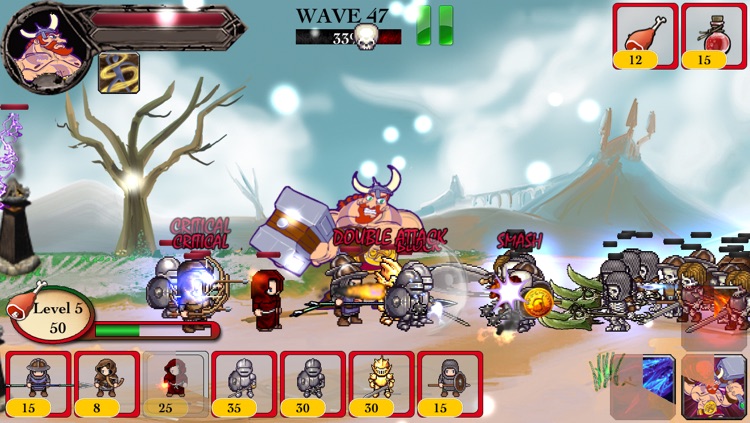 Barbarian Warrior vs Zombie Defense ACT TD - Hammer of Thor screenshot-4