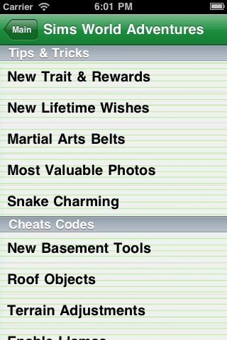 Cheats for Sims 3 and Sims World Adventures (Combo Pack) screenshot 3