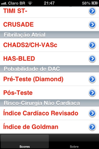 CardioScores screenshot 2