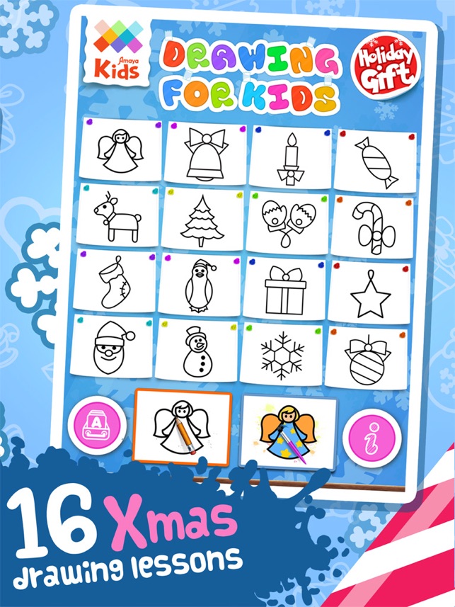 Amaya Drawing for Kids: Holiday Gift.(圖2)-速報App