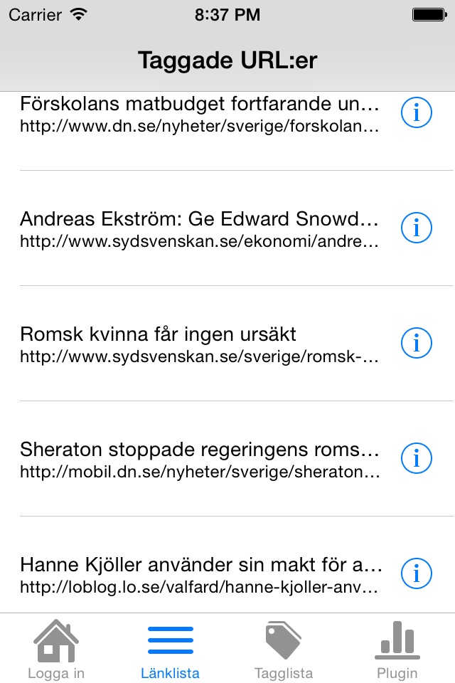 Demokratiappen screenshot 2