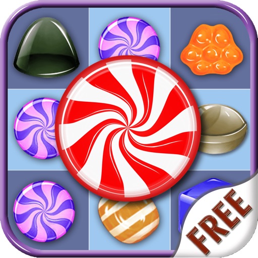 Candy World Match3 Puzzle - Cotton Candy Pops Swapping Game For Kids HD FREE icon