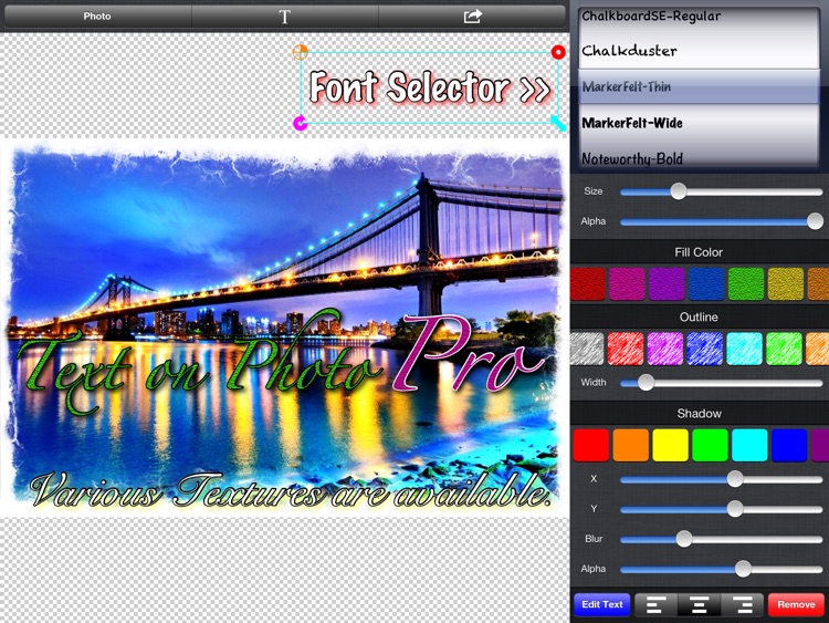 Text on Photo Pro for iPad screenshot-3