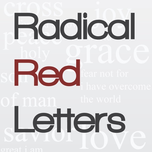 Radical Red Letters iOS App