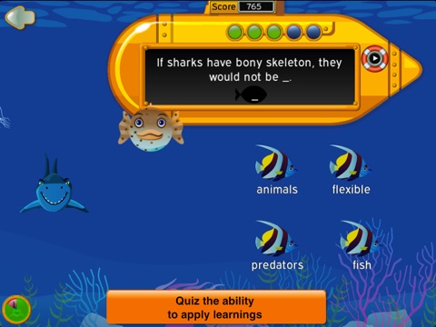 Murky Reef - Science and Reading Comprehension of Coral Reef & Sharks screenshot 4