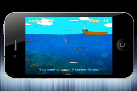 Kosher Fishing Game HD Lite screenshot 2