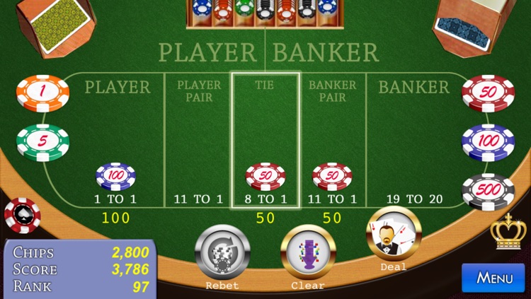 Classic Baccarat Poker