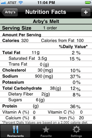 Lunch Facts Nutrition Data(圖3)-速報App