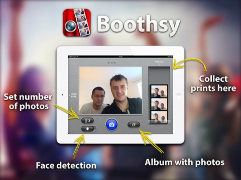 Boothsy - amazing photo booth producing beautiful photostrips screenshot 2