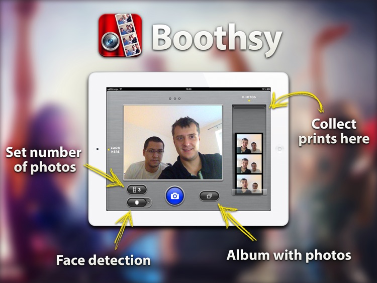 Boothsy - amazing photo booth producing beautiful photostrips