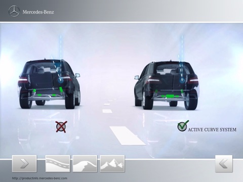 M-Class: experience the new ACTIVE CURVE SYSTEM and ON&OFFROAD package screenshot 3