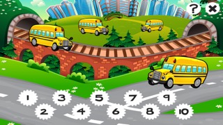 市の自動車について子供の年齢2-5のための123のゲーム： カウントを学ぶ 数字カー、レースカー、バス、トラック、飛行機、通りに1月10日。幼稚園、保育園や保育所のためにのおすすめ画像3