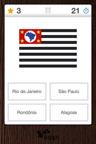 Que bandeira é esta?  - Quiz das bandeiras do Brasil (Name that Flag Free) screenshot 3