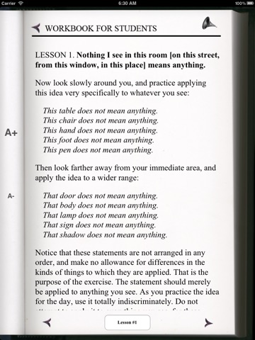 A Course In Miracles: Workbook for Students HD screenshot 2