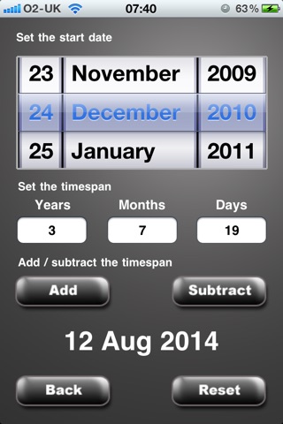 Date Calculator / Difference screenshot 4