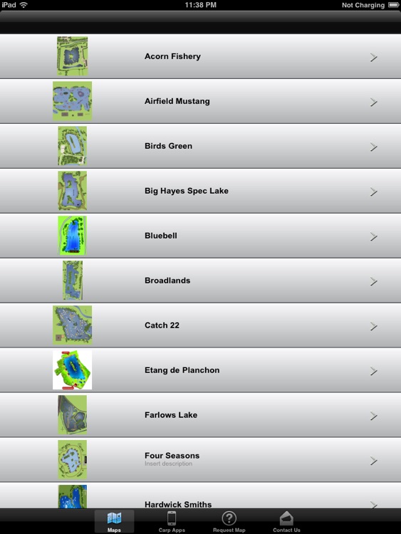 Carp Lake Maps HD - Carp Fishing Feature Maps