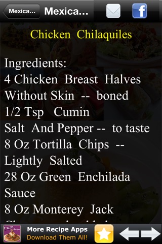 190 Mexican Recipes screenshot 3