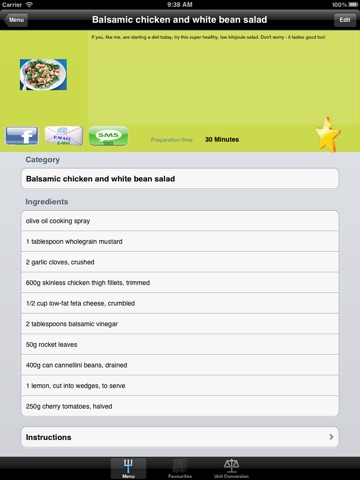 30 Minutes Chicken Meals "iPad Version" screenshot 3