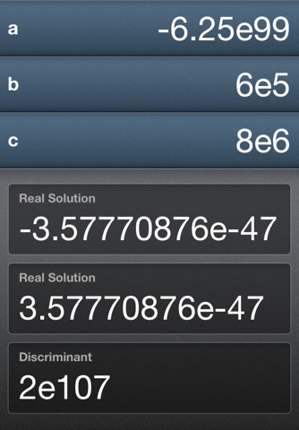 Quadratic Formula Solver screenshot 4