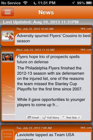 Philadelphia Hockey Live screenshot 4
