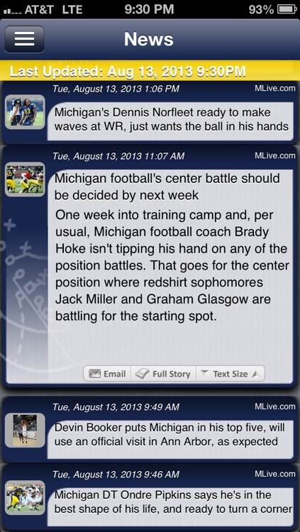Michigan Football Live