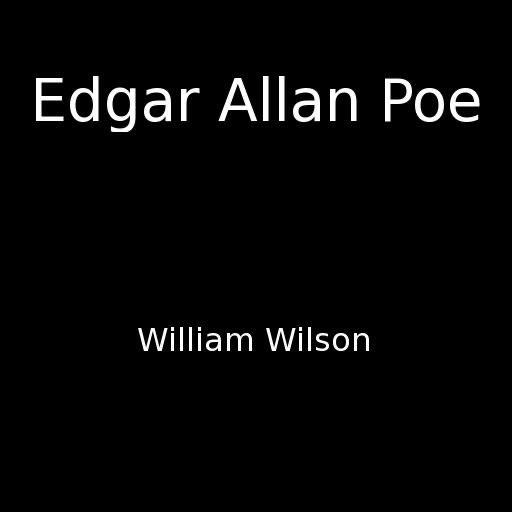 William Wilson - Edgar Allan Poe - eBook icon