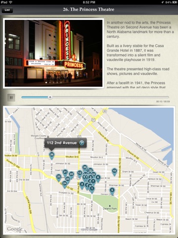 Albany Historic Walking Tour for iPad - City of Decatur, AL screenshot 3