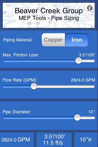 MEP Tools - Pipe Sizing