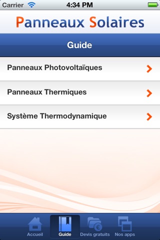 Panneaux Solaires screenshot 2