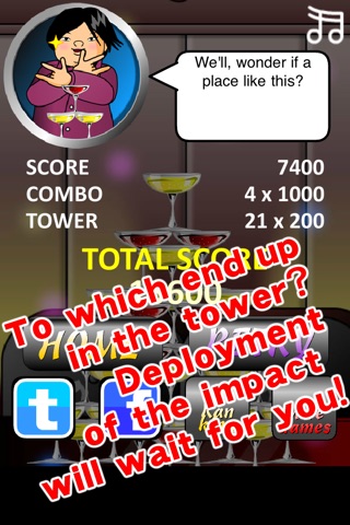 GOGO! Champagne Tower screenshot 4