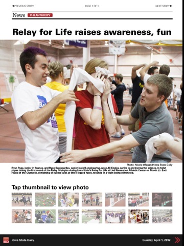 Iowa State Daily Tablet Edition screenshot 3