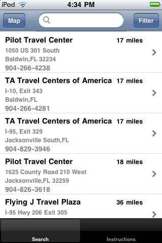 Truck Stop Locator