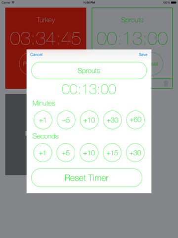 Simple Timer : The timer for iOS7のおすすめ画像2