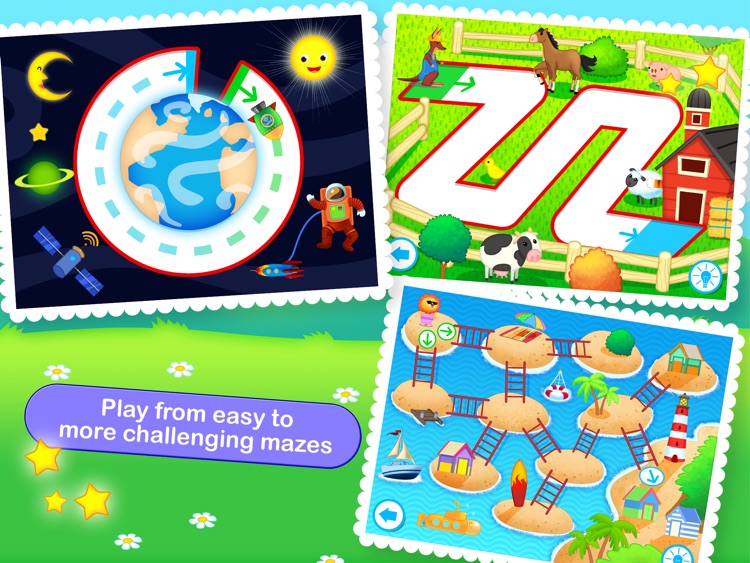 Toddler Maze 123 - Fun learning with Children animated puzzle game